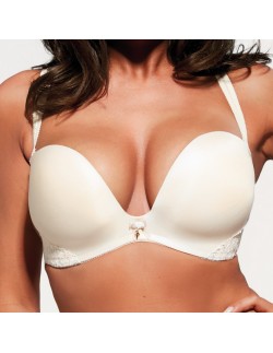 Stanik bez fiszbin bardotka Krisline Pola plunge  2