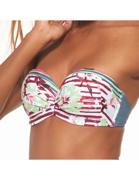 Biustonosz kąpielowy bardotka Krisline Elba 