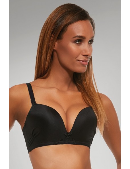 Bra without underwire Krisline Fortuna brassiere smart black comfort