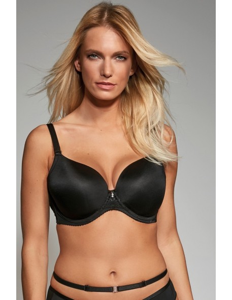 Bra fastened na brzuchu Krisline Fortuna black ultra multi comfort