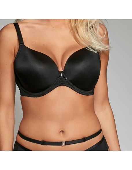 Bra fastened na brzuchu Krisline Fortuna black...