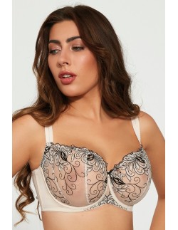 Biustonosz miękki Krisline Claire half cup 