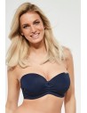 Bra bathing strapless Krisline Beach mhm navy blue