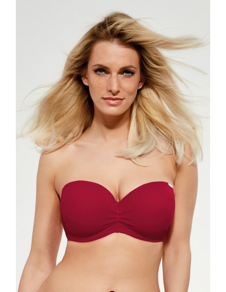 Bra bathing strapless Krisline Beach mhm claret