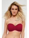 Bra bathing strapless Krisline Beach mhm claret