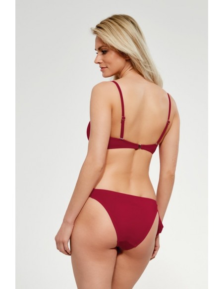 Biustonosz kąpielowy bardotka Krisline Beach mhm bordo 