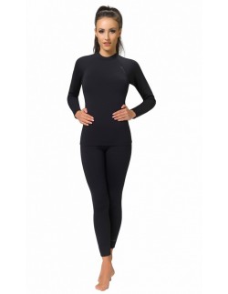 T-shirt thermoactive women's long sleeves black Gwinner... 2