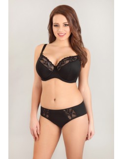 Biustonosz półusztywniane czarny, Lupoline 112