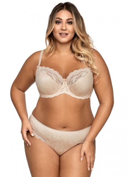 Stringi damskie Ava 925/S z subtelną koronką