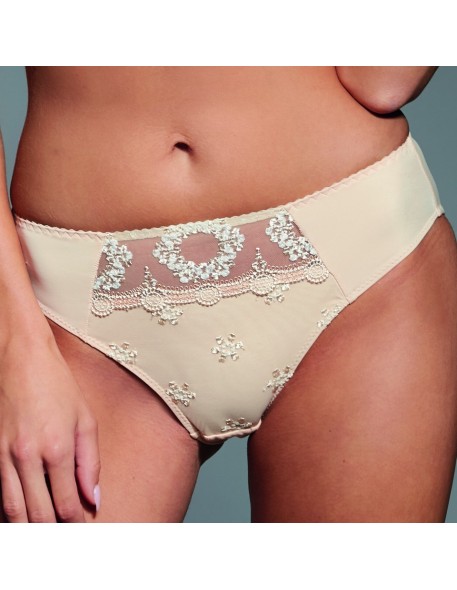 Figi damskie Krisline Fortuna beżowe, z...