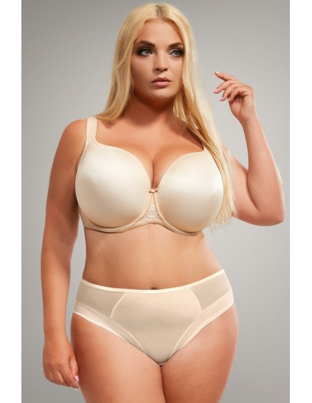 Figi damskie Krisline Fortuna midi light beżowe comfort 