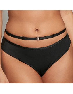 Majtki brazyliany Krisline Fortuna light czarne comfort  2