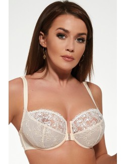 Stanik zapinany z przodu miękki Krisline Pola 