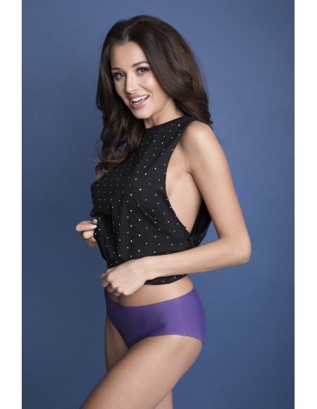 Simple panty majtki figi damskie bezszwowe wykończenie, Julimex lingerie