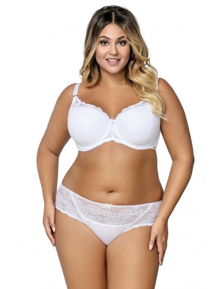 Biustonosz balkonetka Ava 1559 z delikatną koronką