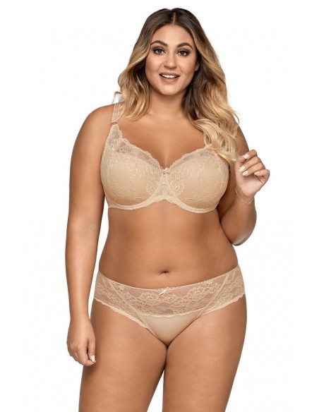 Biustonosz balkonetka Ava 1559 z delikatną koronką