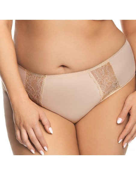 Figi damskie z wysokim stanem Gorsenia Peony K484 