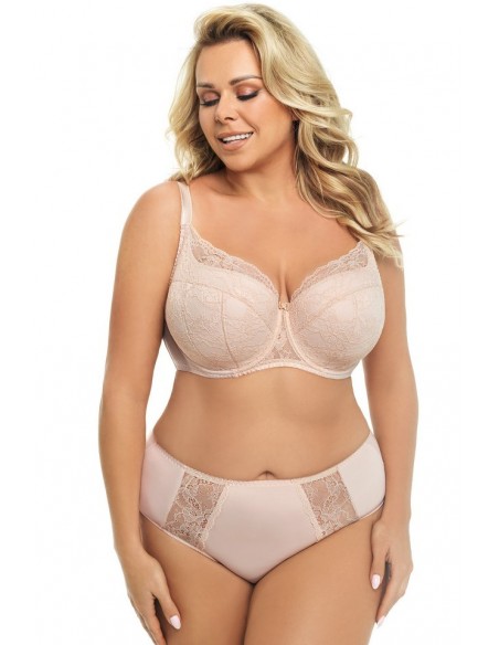 Figi damskie z wysokim stanem Gorsenia Peony K484 