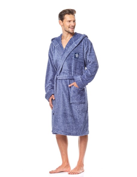 Bathrobe male ciepły with hood L&L Bruce