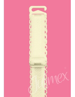 Straps to a bra Material white 10mm, Julimex rb-394 2