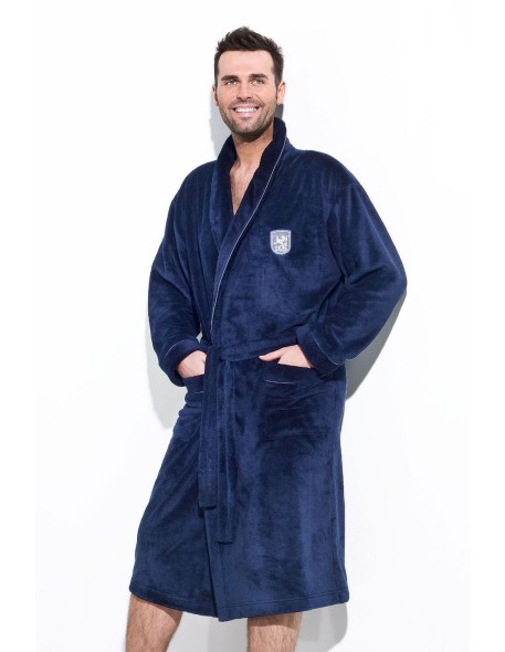 Bathrobe male ciepły short L&L Borys