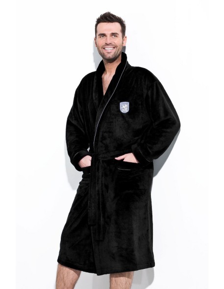 Bathrobe male ciepły short L&L Borys