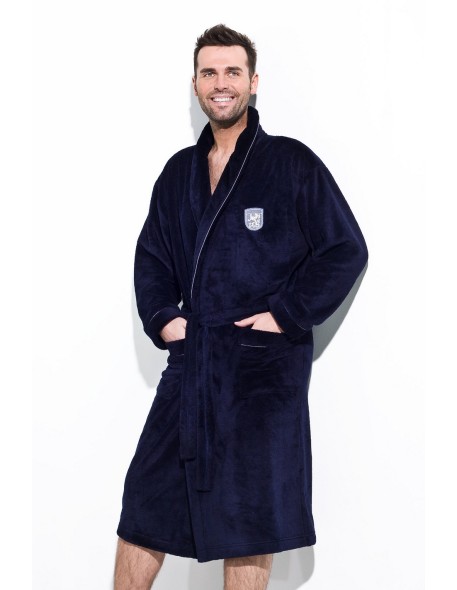 Bathrobe male ciepły short L&L Borys