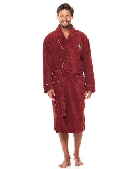 Bathrobe male ciepły short L&L Borys