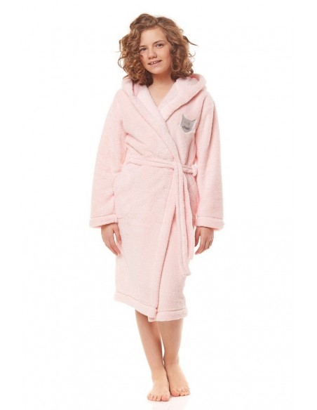 Bathrobe dziecięcy ciepły with hood L&L Lota 134-140