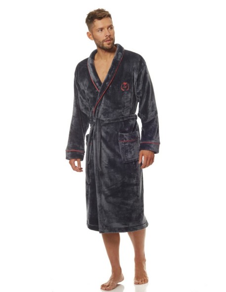 Bathrobe male ciepły long L&L Luca 2111