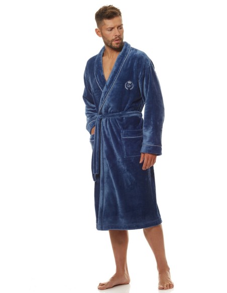 Bathrobe male ciepły long L&L Luca 2111