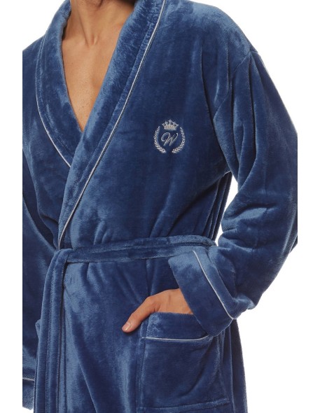 Bathrobe male ciepły long L&L Luca 2111