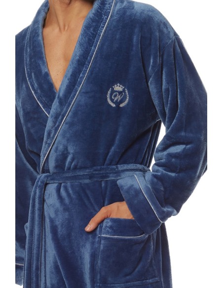 Szlafrok męski ciepły długi L&L Luca 2111 