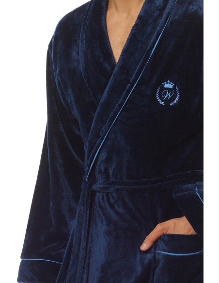Bathrobe male ciepły long L&L Luca 2111