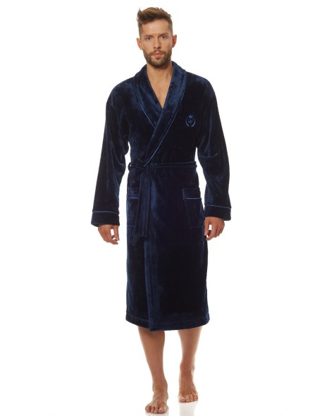 Bathrobe male ciepły long L&L Luca 2111