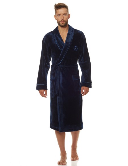 Bathrobe male ciepły long L&L Luca 2111