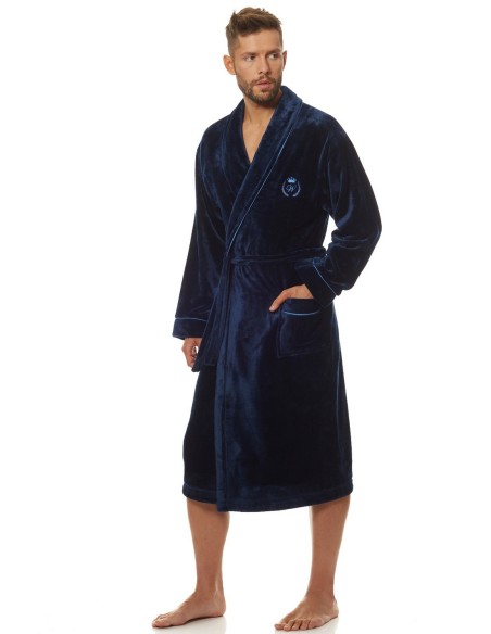 Bathrobe male ciepły long L&L Luca 2111