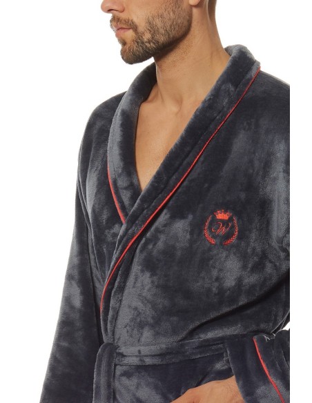 Bathrobe male ciepły long L&L Luca 2111