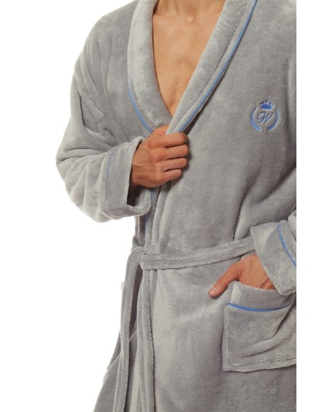 Bathrobe male ciepły long L&L Luca 2111