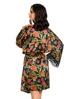 Bathrobe ladies' thin Mediolano Flower 20002 2