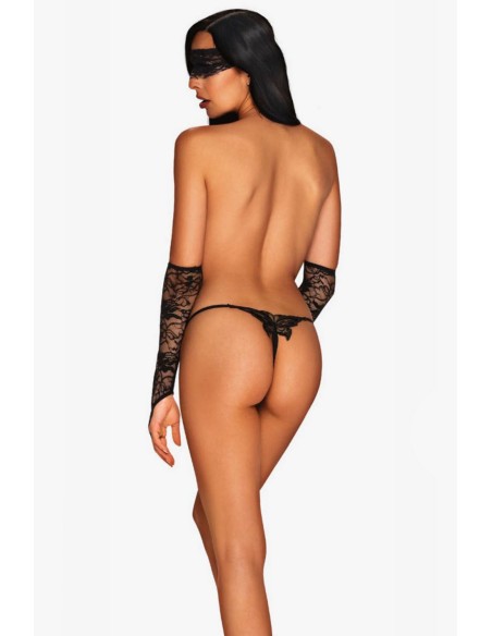 Obsessive Kokietta maska, zmysłowa ozdoba na oczy z subtelnym detalem