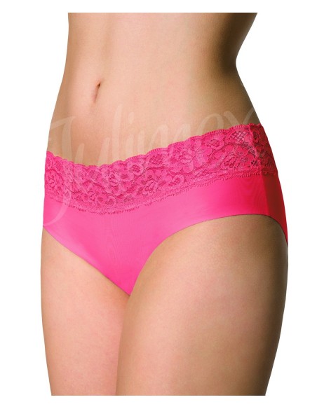 Hipster panty majtki figi damskie bezszwowe wykończenie, Julimex lingerie