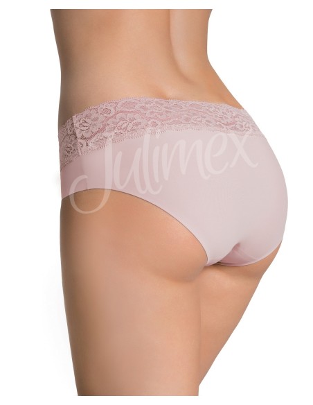 Hipster panty majtki figi damskie bezszwowe wykończenie, Julimex lingerie