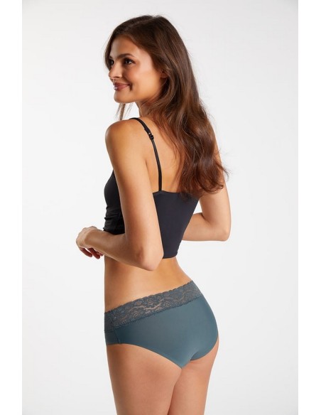 Hipster panty majtki figi damskie bezszwowe wykończenie, Julimex lingerie