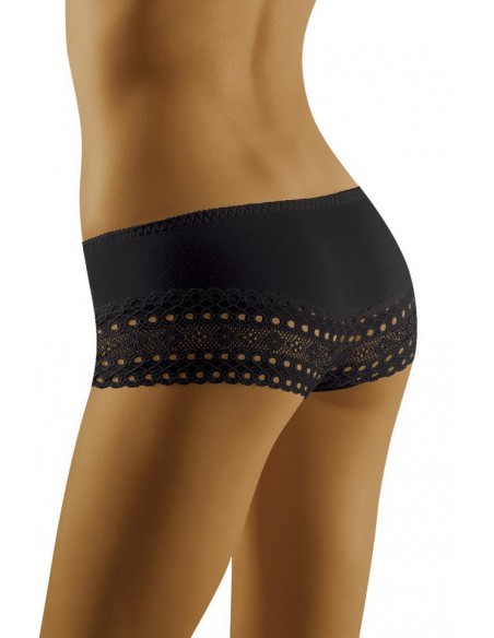 Majtki szorty damskie z koronką Wol-Bar Eco-Ho 