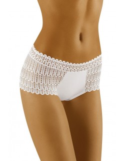 Majtki szorty damskie z koronką Wol-Bar Bari 