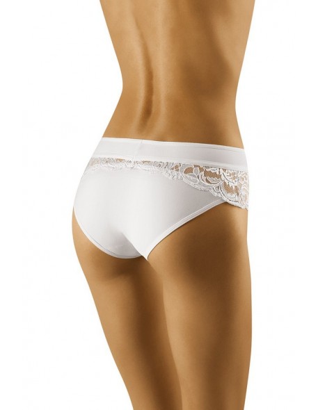 Majtki szorty damskie z koronką Wol-Bar Alba 