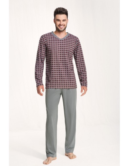 Pajamas men's long sleeves 3xl, Luna 795