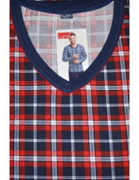 Piżama męska długi rękaw 3xl, Luna 795