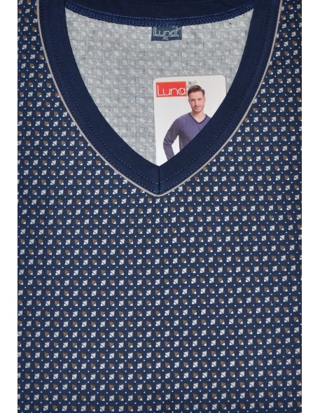 Piżama męska długi rękaw 3xl, Luna 795